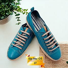 DY-05 % 100 Hakiki Deri Kadın Günlük Ayakkabı