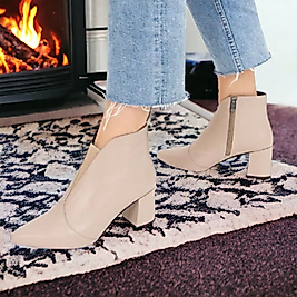 DY-K/12 % 100 Hakiki Deri Kadın Bot