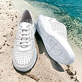 DY-3019 % 100 Hakiki Deri Kadın Günlük Ayakkabı