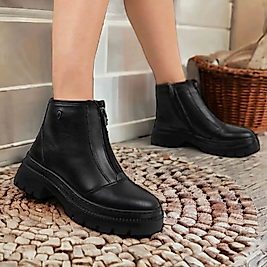 DY-K/06 % 100 Hakiki Deri Kadın Bot