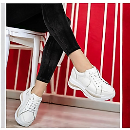 DY-750 % 100 Hakiki Deri Kadın Günlük Ayakkabı