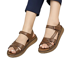 DY-756 % 100 Hakiki Deri Kadın Sandalet