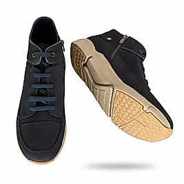 DY-5027-L % 100 Hakiki Nubuk Deri Erkek Bot