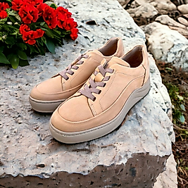 DY-160 % 100 Hakiki Nubuk Deri Kadın Günlük Ayakkabı